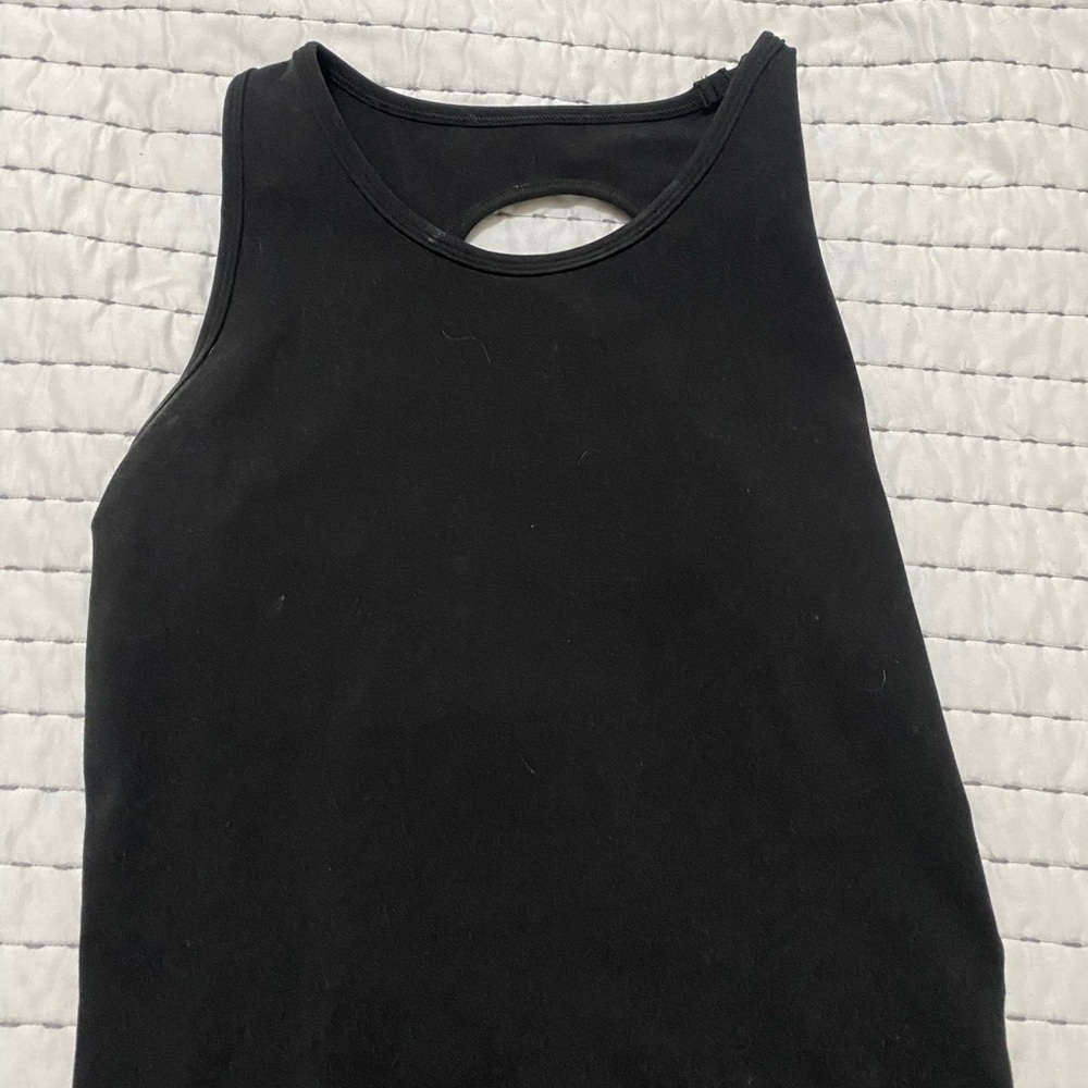 Black Sleeveless Women's Top